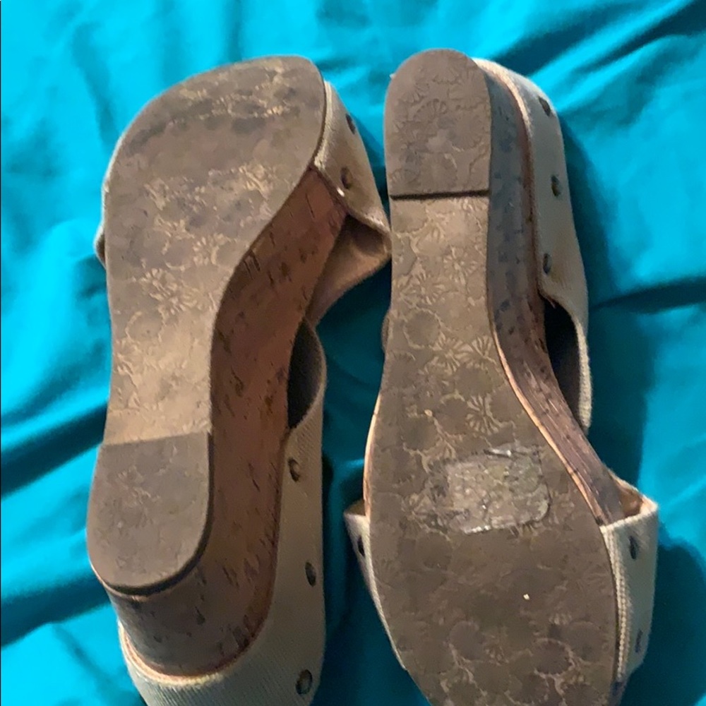 Womens Size 10 Green Wedges: It’s OK - Picture 4 of 6